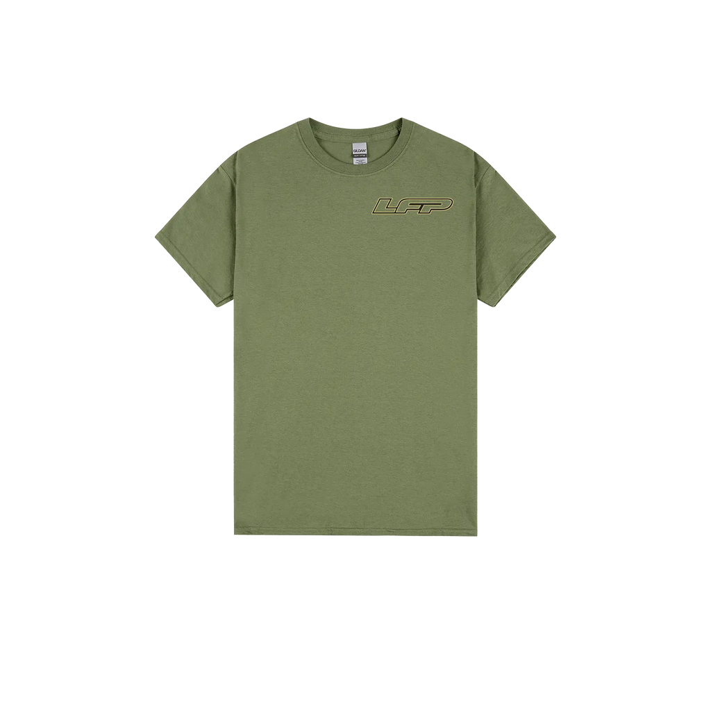 Military Green front flat lay