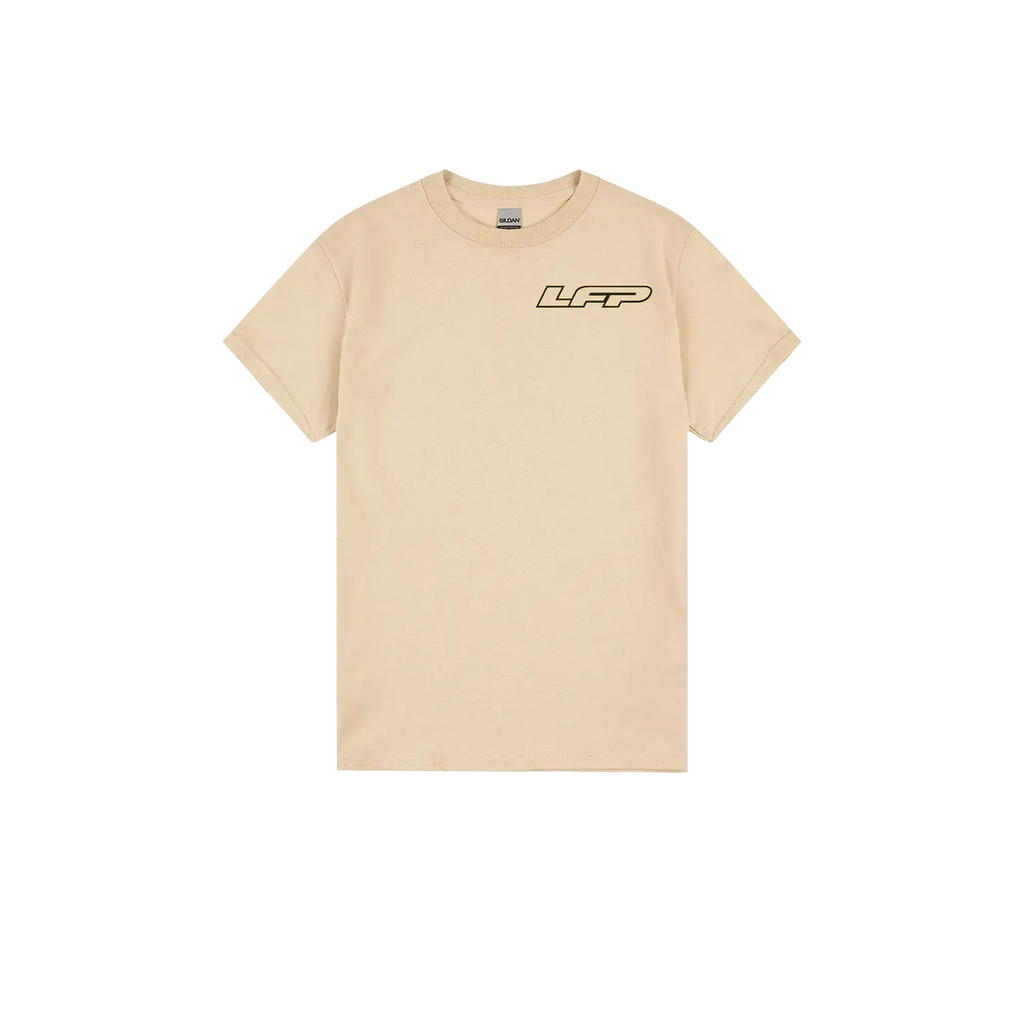 Sand front flat lay